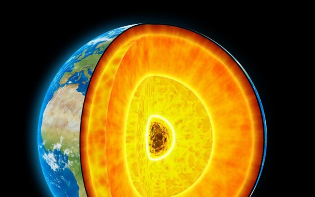 Το κέντρο της Γης είναι τελικά 1.000 βαθμούς θερμότερo