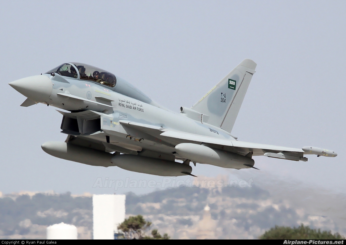 Μαχητικό Eurofighter Typhoon της Σαουδικής  Αραβίας ισχυρίζονται ότι κατέρριψαν οι αντάρτες της Υεμένης