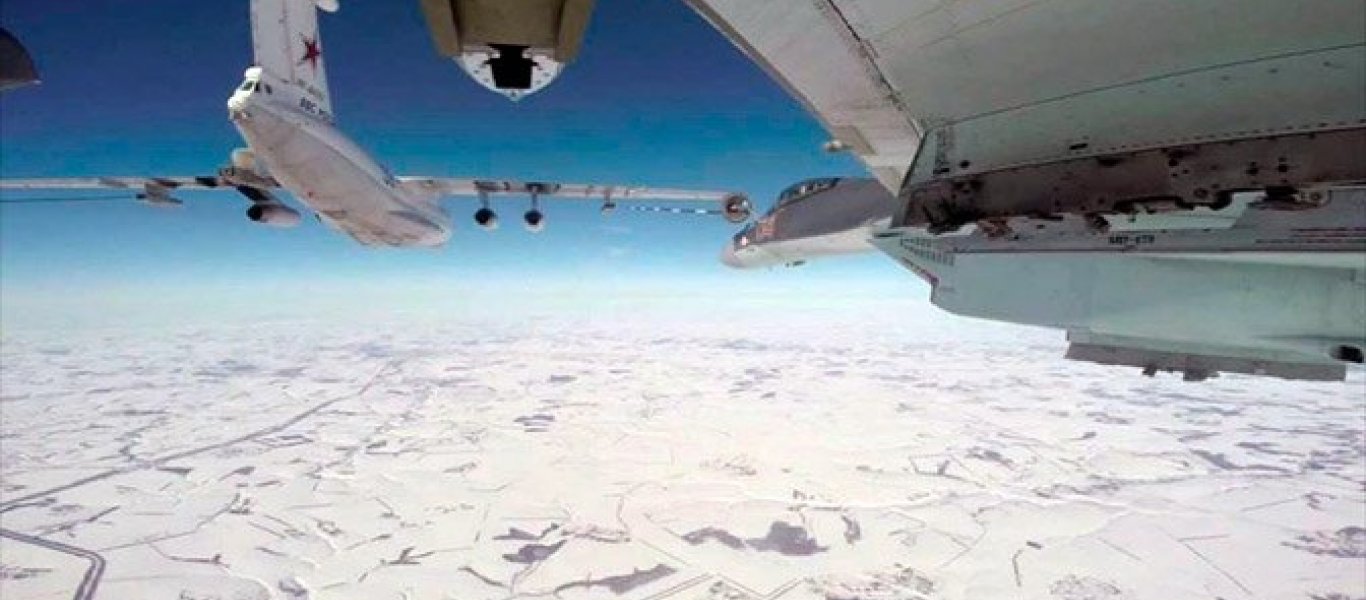 Ρωσία: Εναέριος ανεφοδιασμός Su-35S από Il-76 στα 6.000 μ.