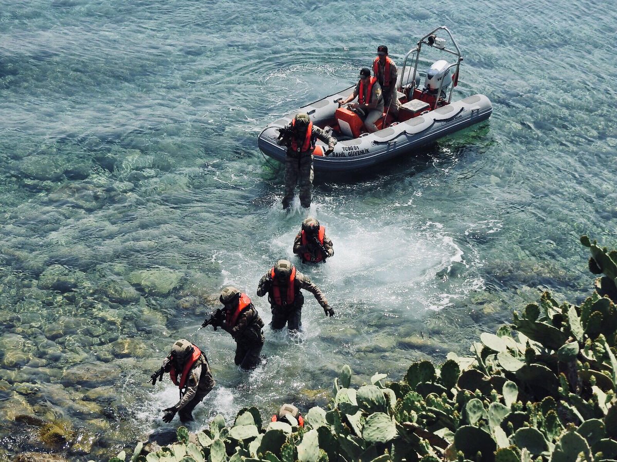 Άσκηση κατάληψης βραχονησίδας τύπου «Ιμίων» πραγματοποίησαν οι ειδικές δυνάμεις της τουρκικής Ακτοφυλακής