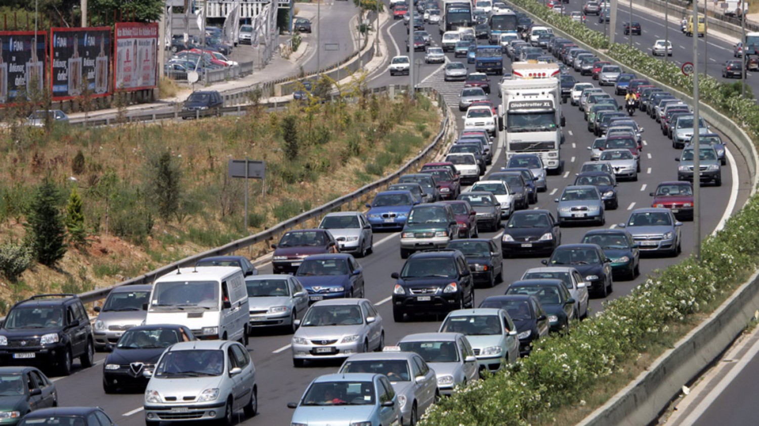 Μποτιλιάρισμα και καθυστερήσεις στους δρόμους της Αθήνας