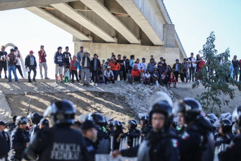 Μεξικό: Με δακρυγόνα η υποδοχή του 2019 στην Τιχουάνα