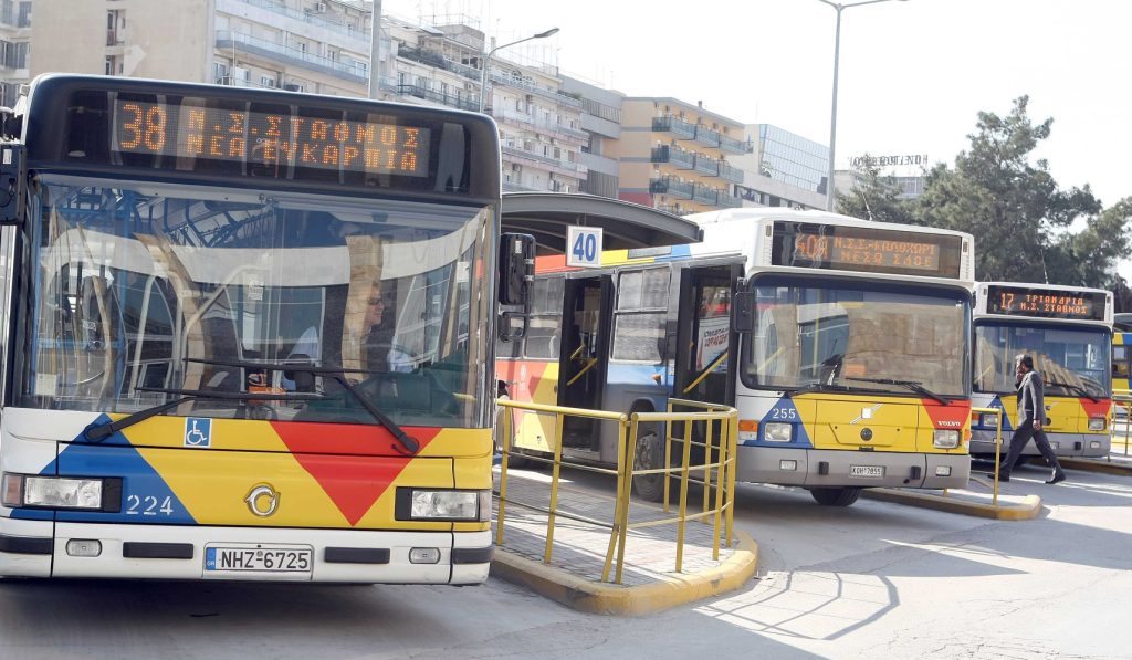 Κανονικά εκτελούνται τα δρομολόγια των αστικών λεωφορείων στο κέντρο της Θεσσαλονίκης