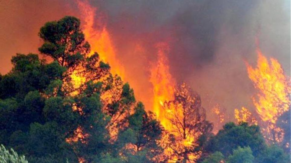 Σε εξέλιξη πυρκαγιά στην Περαχώρα Λουτρακίου