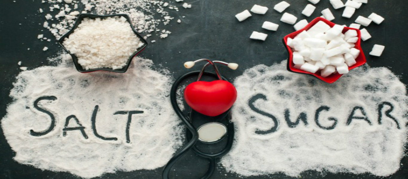 Αλάτι vs Ζάχαρης: Τί είναι χειρότερο για την πίεση; (βίντεο)