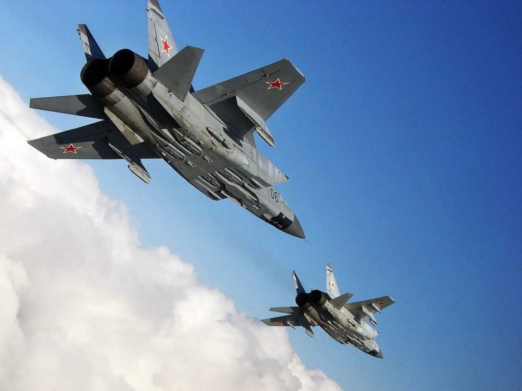 MiG-31 του ρωσικού Στόλου σε ασκήσεις στη ρωσική Άπω Ανατολή