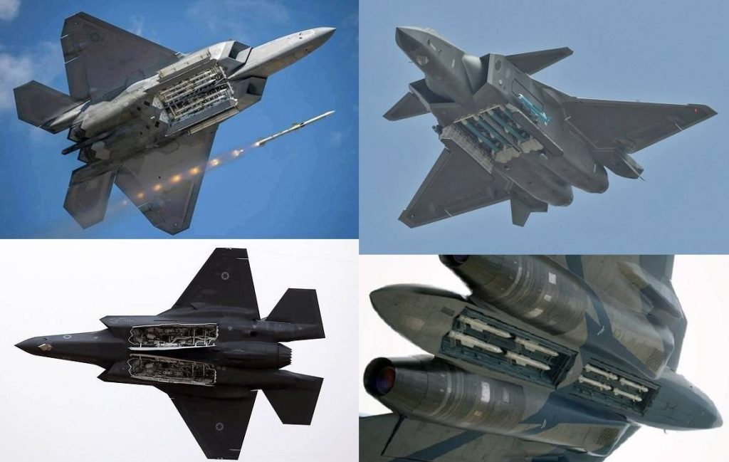 Su-57: Αυτή είναι η αποθήκη μεταφοράς οπλισμού σε σχέση με τα άλλα μαχητικά 5ης γενιάς