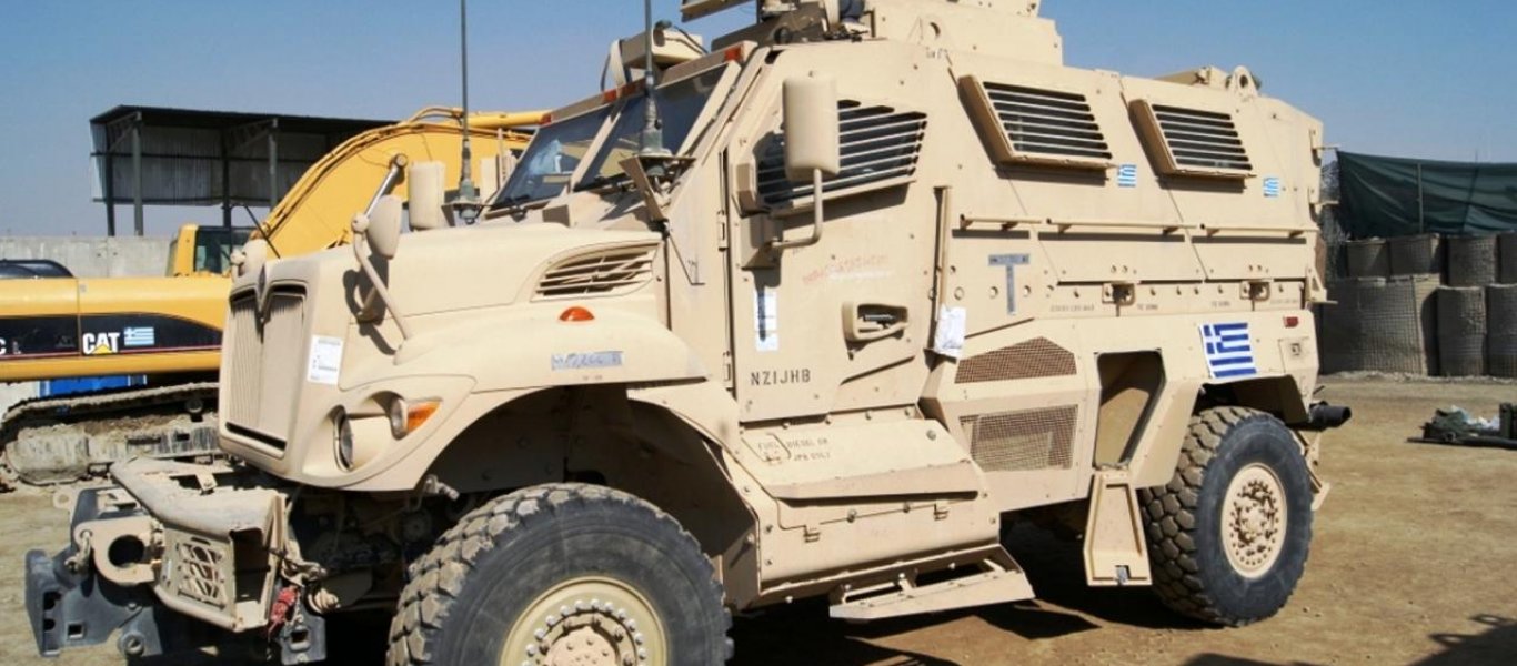 Τα κατασχεμένα MRAP στην Εθνική οδό – Πάνε Έβρο (φώτο)