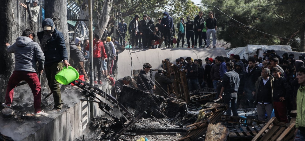 Νέα φωτιά στη Μόρια – Κάηκαν σκηνές