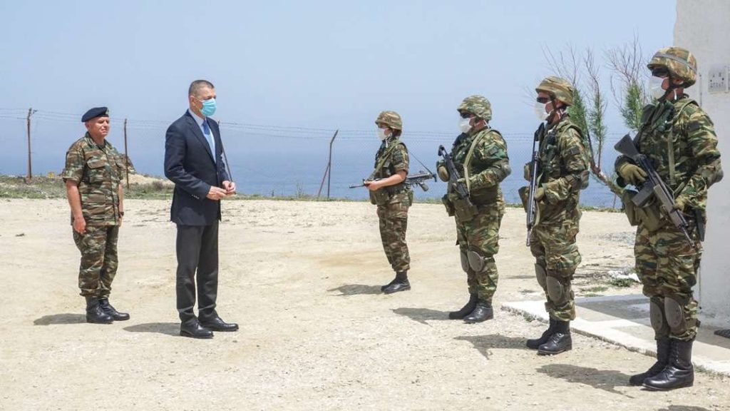 Επισκέφτηκε Λήμνο, Άγιο Ευστράτιο, Χίο και Λέσβο ο ΥΦΕΘΑ A. Στεφανής (φώτο)