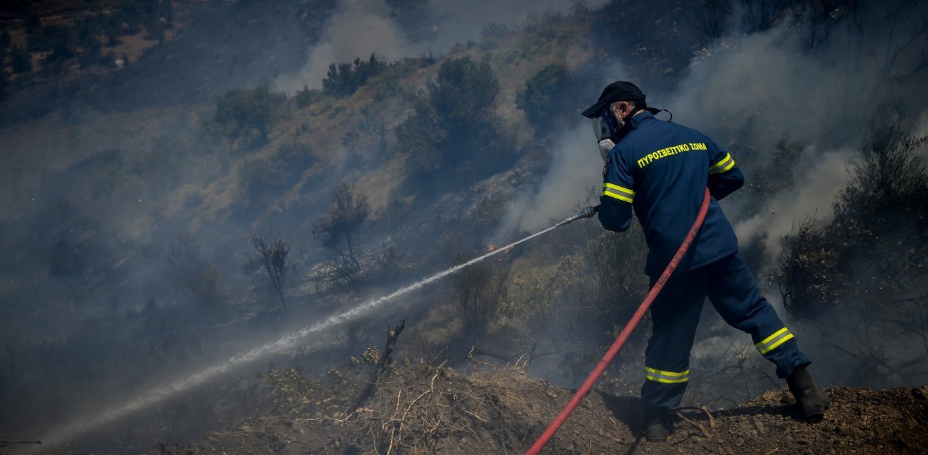 Συναγερμός στην Πυροσβεστική – Φωτιά σε δασική έκταση στην Κεφαλλονιά