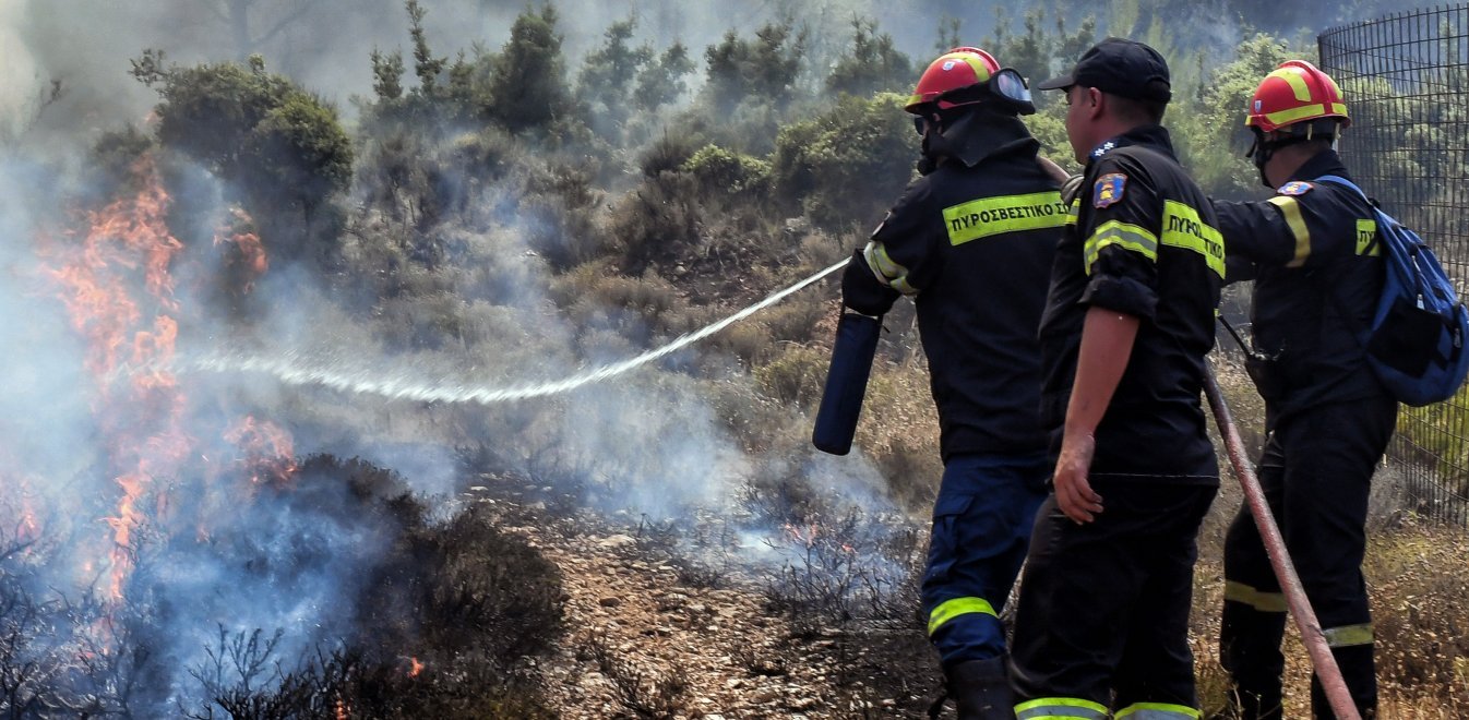 Φωτιά ξέσπασε σε δασική έκταση στη Φιγαλεία Ηλείας