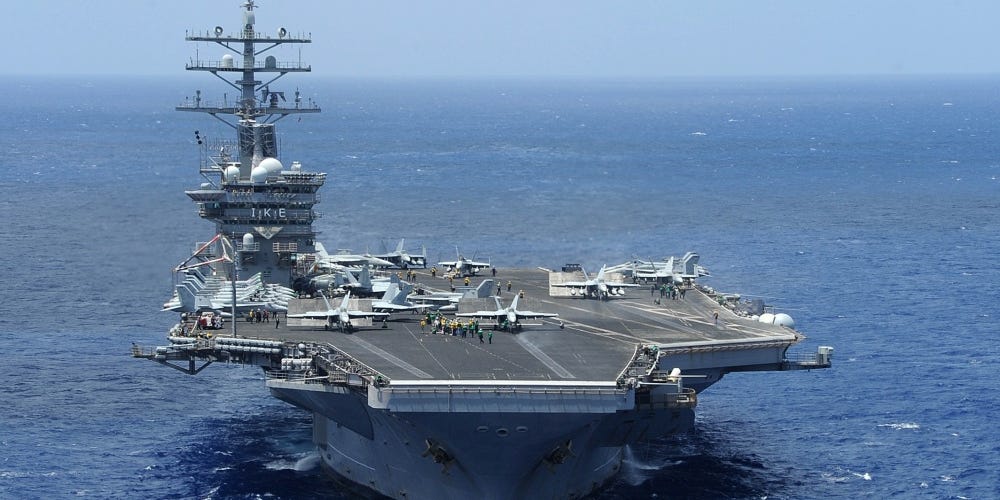 USS Dwight D. Eisenhower (CVN-69): Αυτό είναι το αμερικανικό αεροπλανοφόρο που θα βρεθεί στο Αιγαίο (βίντεο)