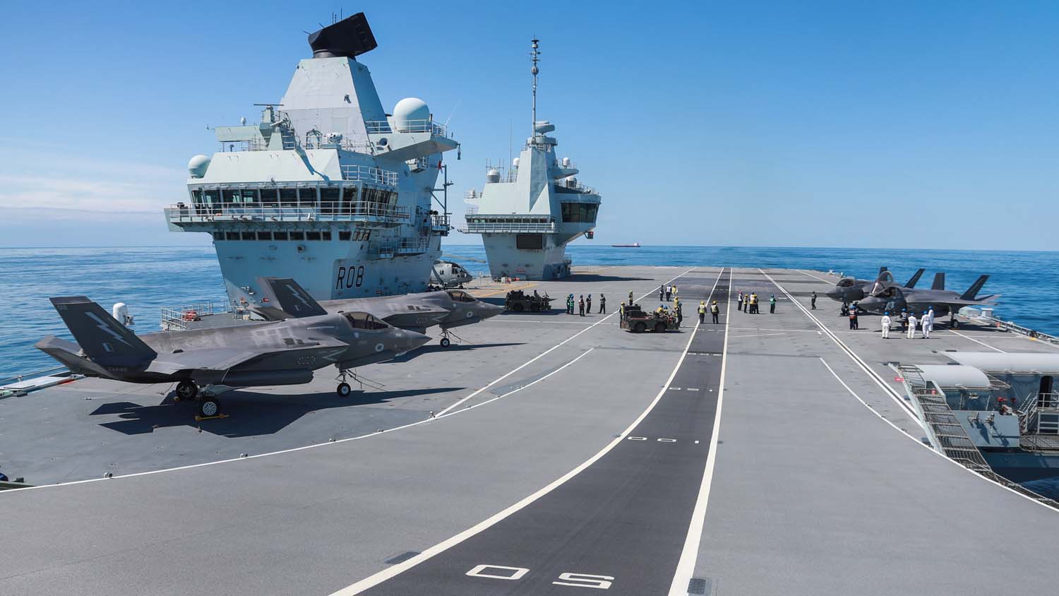 Το HMS Queen Elizabeth με F-35B στην Βόρεια Θάλασσα για ασκήσεις