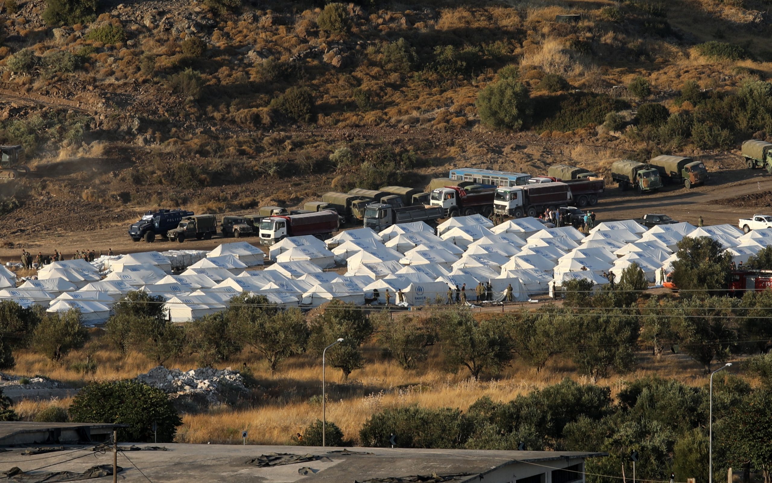 Υπουργείο Μετανάστευση: «Περιμένουμε από τον ΟΗΕ να ολοκληρώσει τα έργα υποδομής στο Καρά Τεπέ»