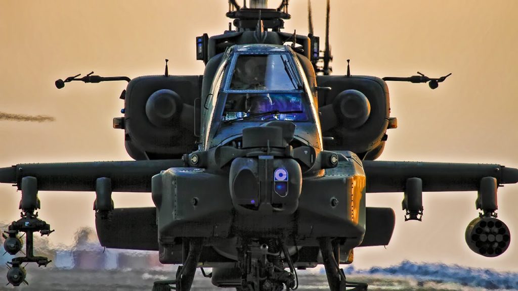 AH-64 Apache σε μοναδική πτήση ελιγμών (βίντεο)