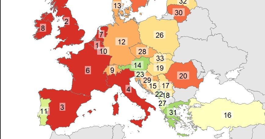 Στους 346.000 οι θάνατοι από COVID-19  στην Δυτ. Ευρώπη έναντι 85.000 στην Ανατολική: Που οφείλεται η «χαοτική» διαφορά;