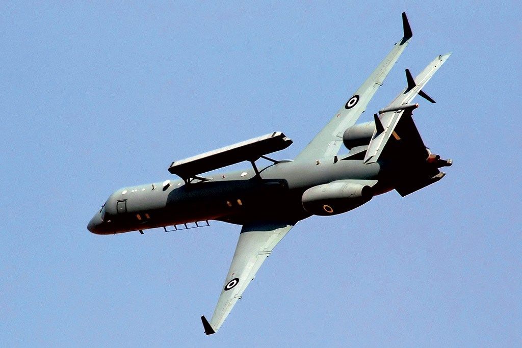 Πτήση λόγω  «Μέδουσας 2020» για το EMB-145 AEW&C (χάρτης)