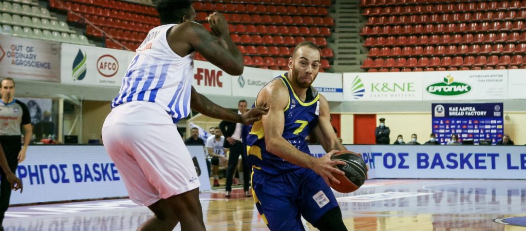 Basket League: Μεγάλο «διπλό» του Λαυρίου με 66-58 στην έδρα της Λάρισας