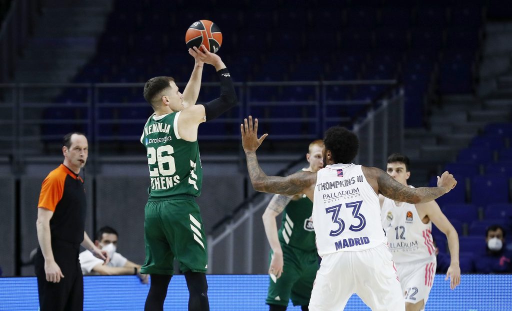 Παναθηναϊκός: Πάλεψε αλλά ηττήθηκε με 76-66 από την Ρεάλ Μαδρίτης