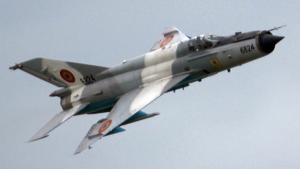 Συντριβή ρουμανικού Mig-21 κατά την διάρκεια εκπαίδευσης