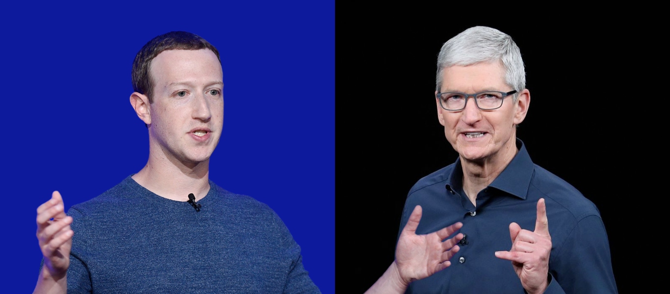 Στα «μαχαίρια» Facebook και Apple – Τι πυροδότησε την κόντρα ανάμεσα στους δύο κολοσσούς;