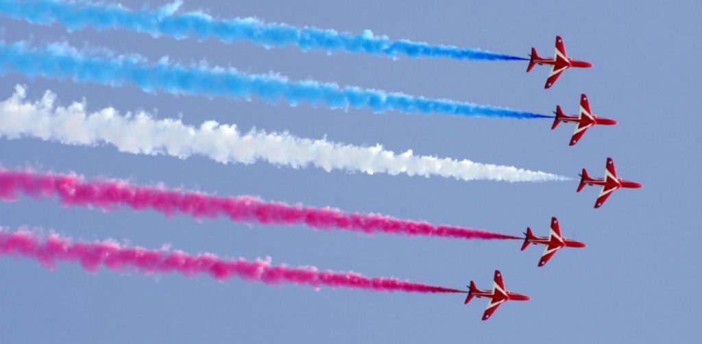 Το περίφημο σμήνος της RAF εξασκείται στην Εύβοια – Εντυπωσιακές εικόνες! (βίντεο)