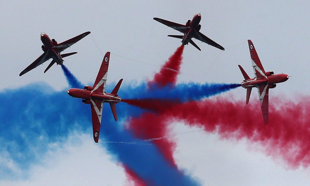 Βίντεο: Οι δοκιμές των Red Arrows πάνω από την Εύβοια