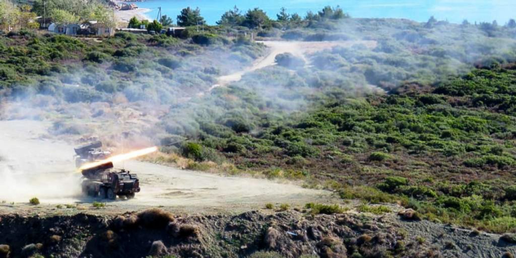 Βολή αναβαθμισμένων ρουκετών από τα RM-70 στην Κρήτη