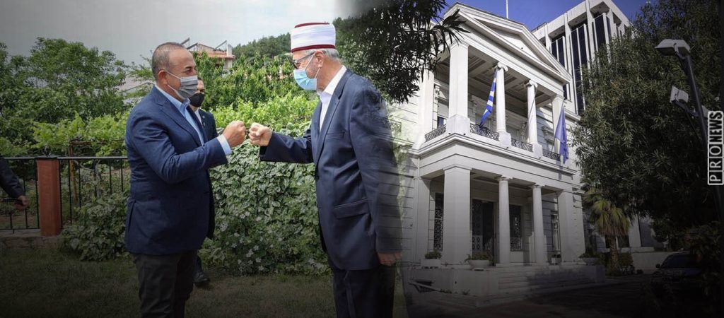 Αλώνισε τη Θράκη ο Μ.Τσαβούσογλου και το ΥΠΕΞ εξέδωσε ανακοίνωση όταν έφυγε!