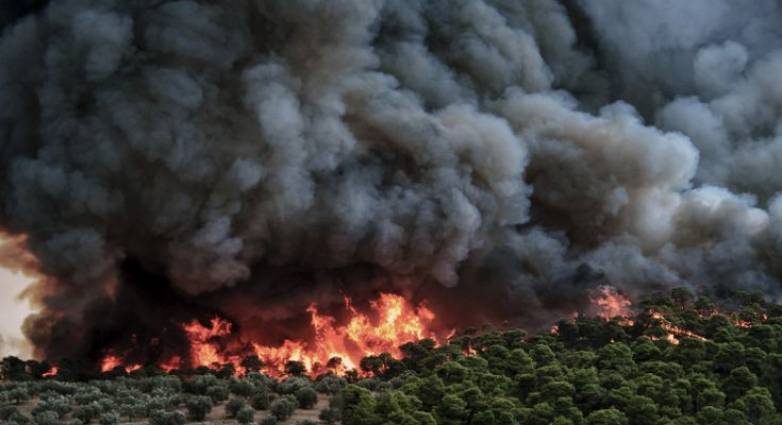 Φωτιά στη Μεσσηνία: Πύρινο μέτωπο στη Μέλπεια – Επί τόπου επιχειρούν 95 πυροσβέστες