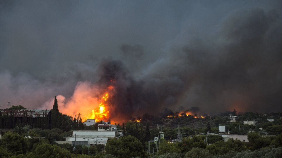 Φωτιά στην Αττική: Σε ύφεση το μέτωπο στη Μαλακάσα – Η εξέλιξη των πυρκαγιών