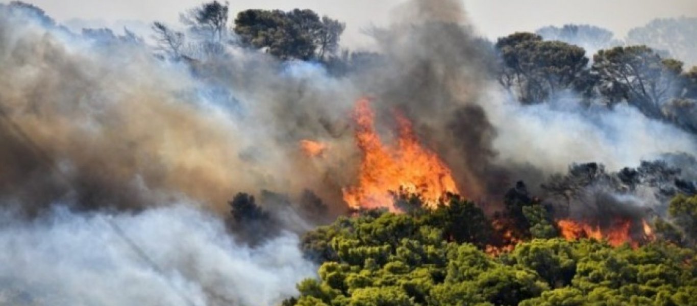 ΓΓΠΠ: Ο χάρτης πρόβλεψης πυρκαγιάς για αύριο – Οι περιοχές που κινδυνεύουν (φώτο)