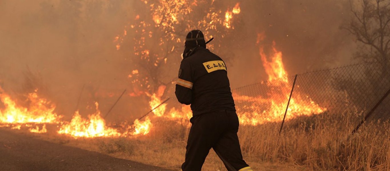 Πολύ υψηλός ο κίνδυνος εκδήλωσης πυρκαγιάς αύριο – Οι «κόκκινες» περιοχές (χάρτης)