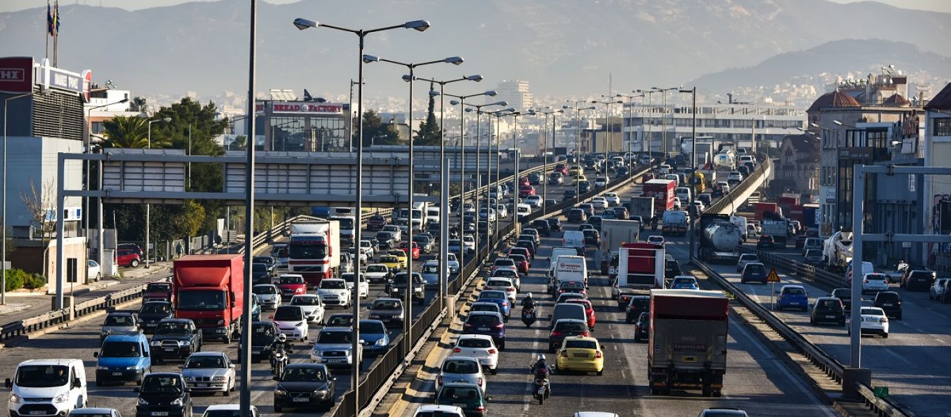 Αυξημένη η κίνηση στους δρόμους της Αθήνας – Δείτε το χάρτη (upd)