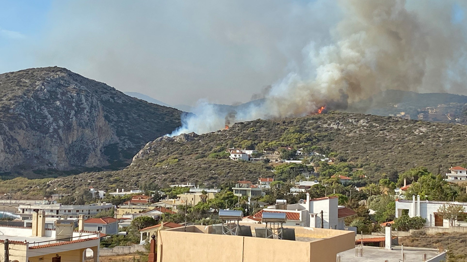 Υπό έλεγχο η πυρκαγιά στην Κακιά Θάλασσα Κερατέας