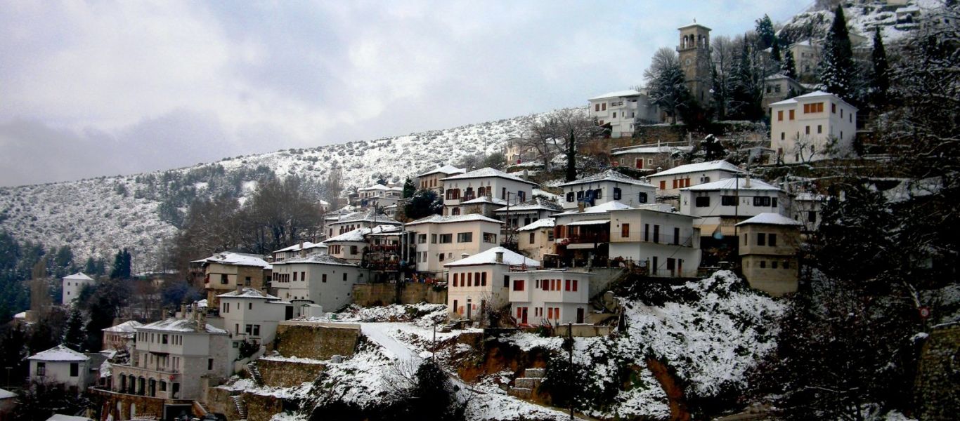 Στα λευκά ντύθηκε το Πήλιο – Έτοιμο το χιονοδρομικό για τους επισκέπτες του