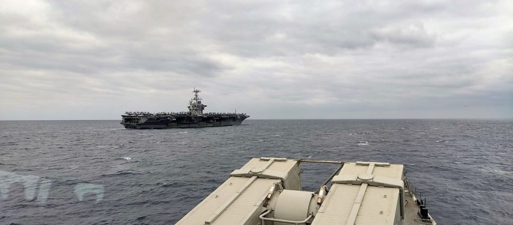 US Carrier Strike Group 8 σε συνεκπαίδευση με ΠΝ και ΠΑ (βίντεο)