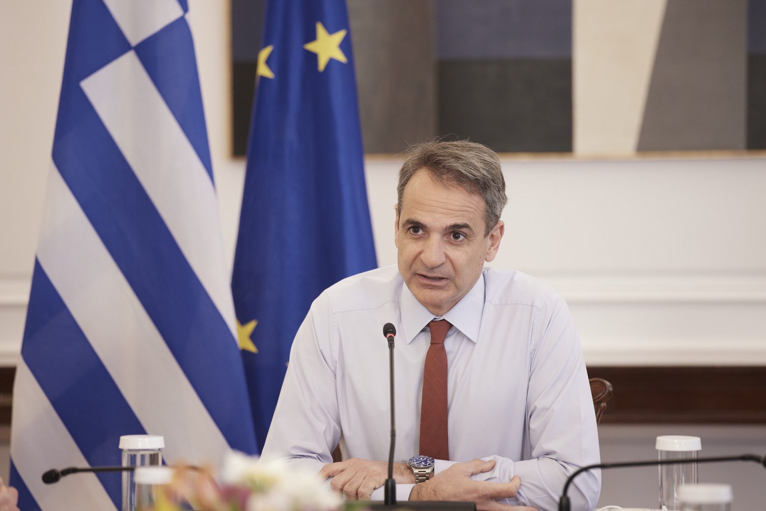 Με εκπροσώπους κατεχόμενων Δήμων της Κύπρου θα συναντηθεί αύριο ο Κυριάκος Μητσοτάκης