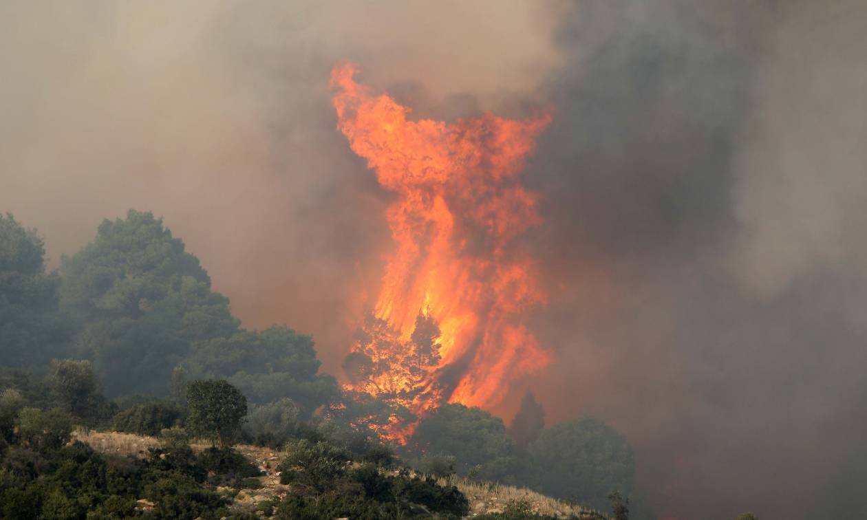 Στανός Χαλκιδικής: Μαίνεται η μεγάλη φωτιά