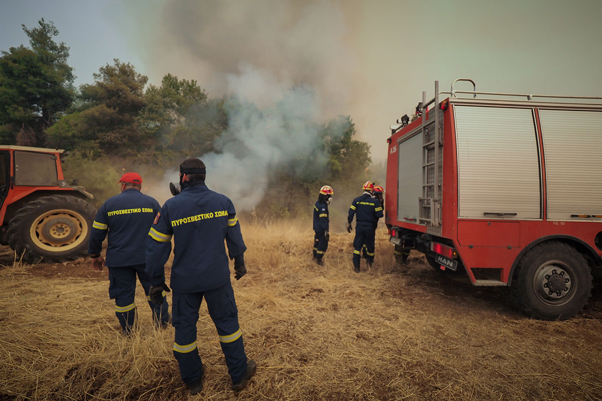 Θεσσαλονίκη: Φωτιά ξέσπασε στο πεδίο βολής μετά τη στρατιωτικής άσκηση 