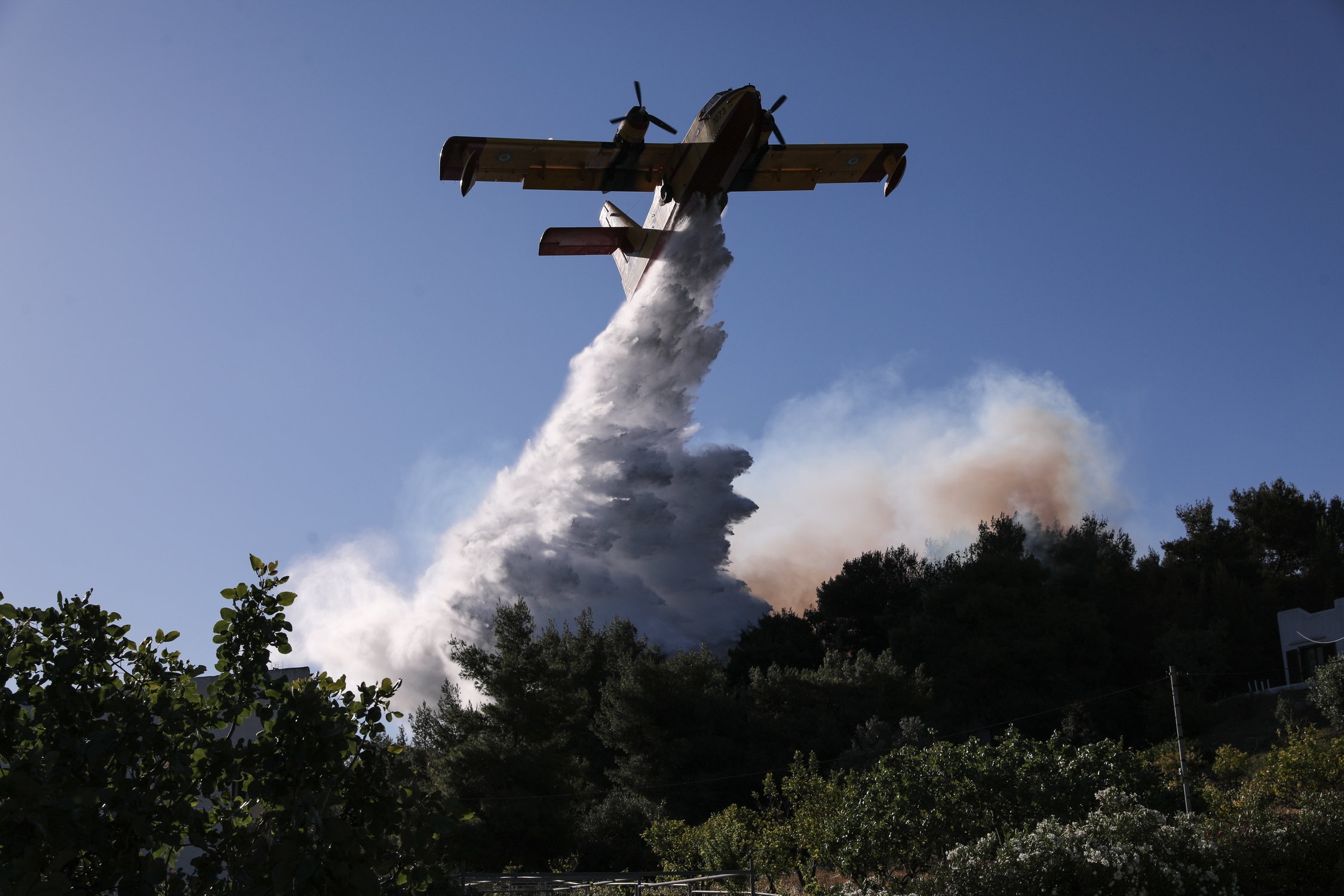 Φωτιά σε πρανές στην Εγνατία Οδό