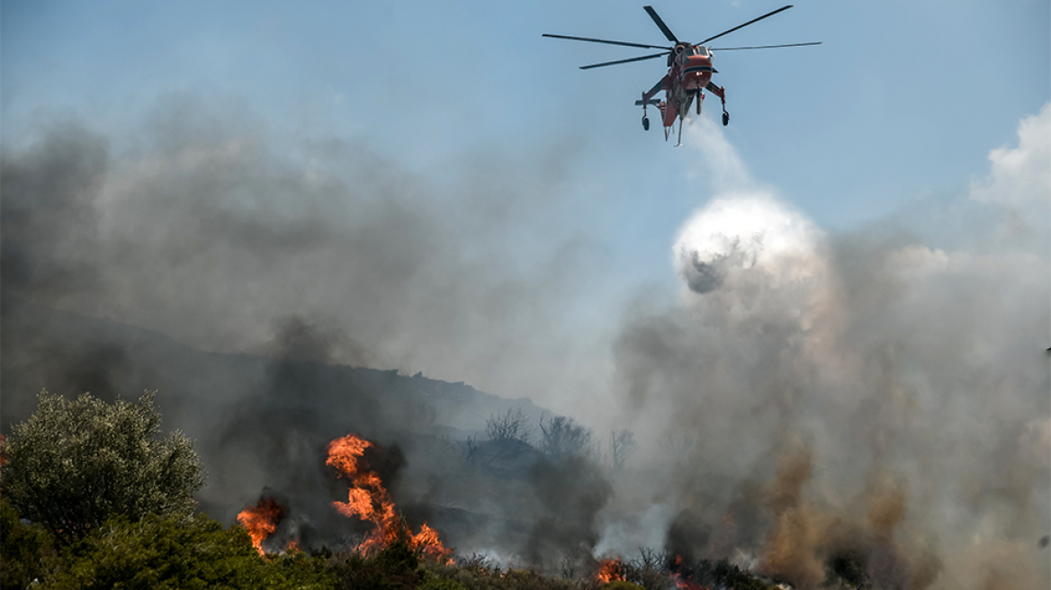 Πύργος: Οριοθετήθηκε η φωτιά στο Μουζάκι