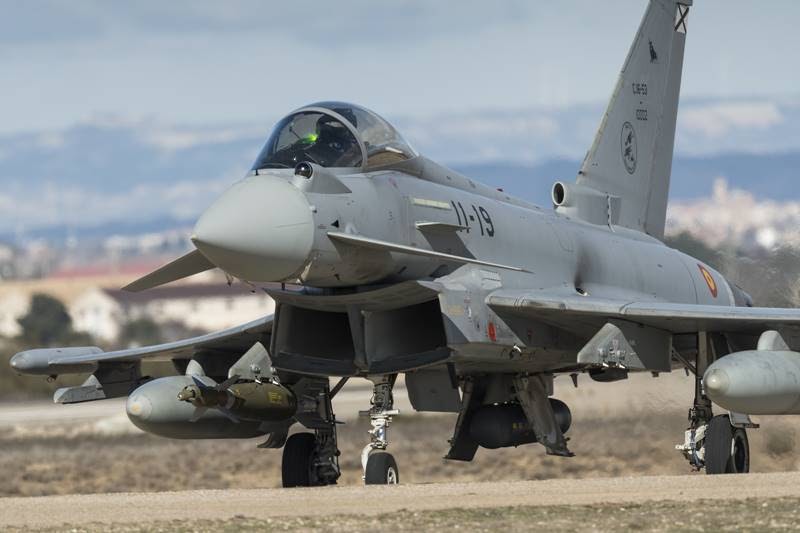 Έξι ισπανικά Eurofighter F-2000 προστατεύουν τον εναέριο χώρο της Βουλγαρίας