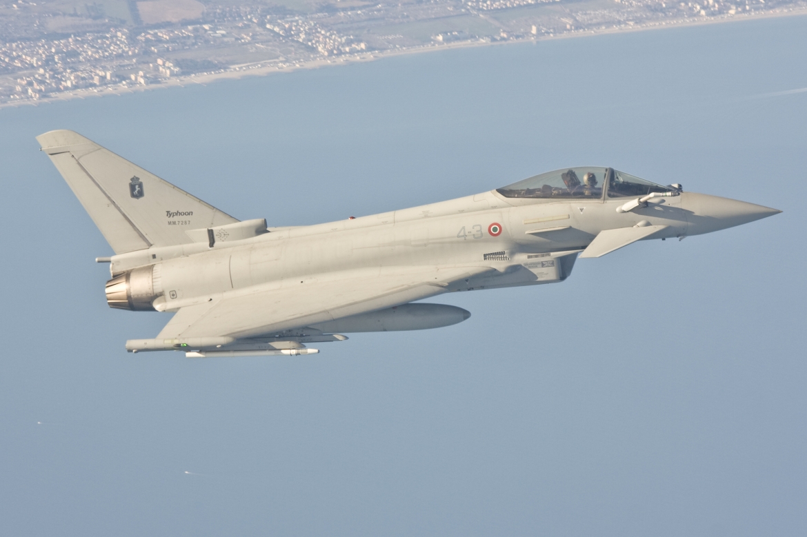 Συντριβή  μαχητικού αεροσκάφους Eurofighter της ιταλικής Αεροπορίας