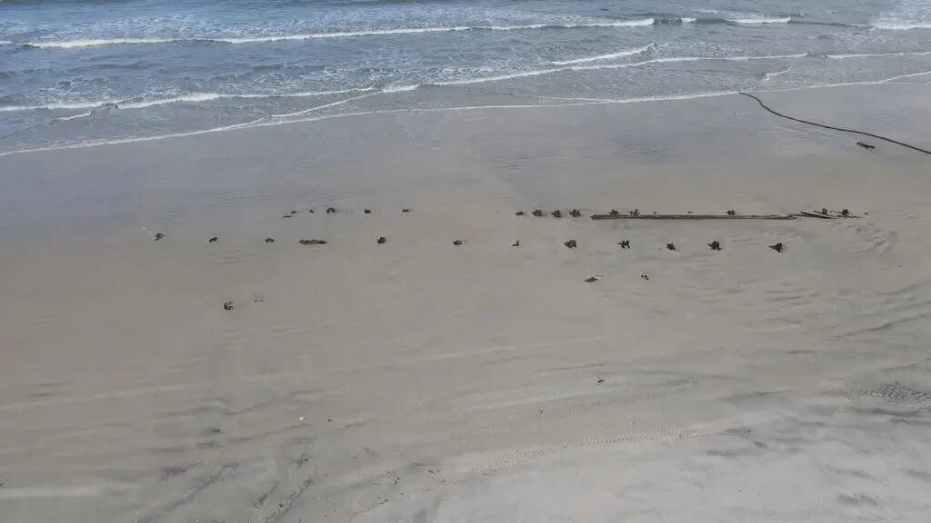 Φλόριντα: Μυστηριώδες αντικείμενο μήκους 24 μέτρων αναδύθηκε σε παραλία (βίντεο)