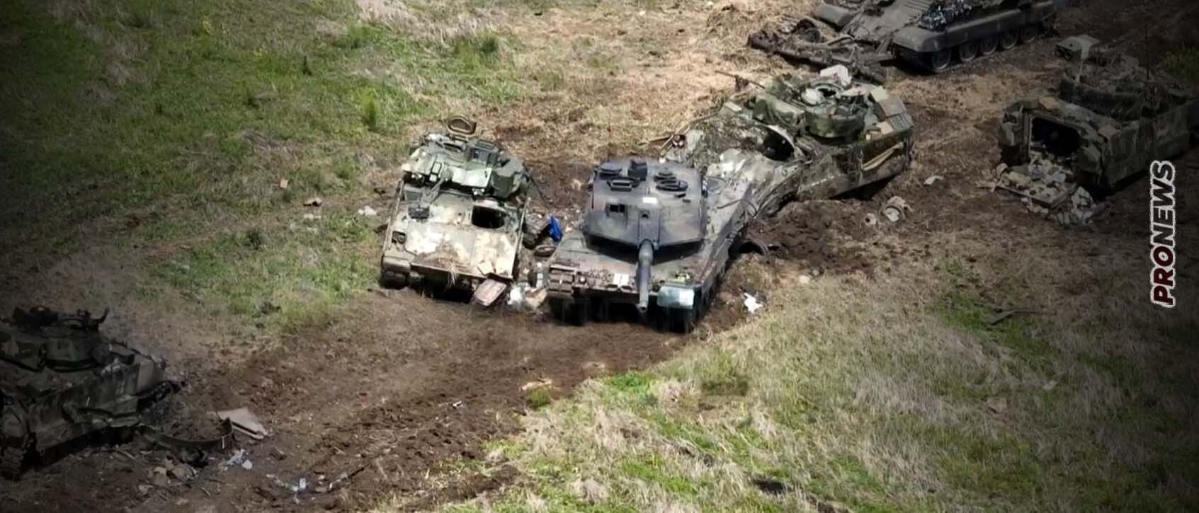 Ουκρανική επίθεση: Κάηκαν  τα πρώτα  Leopard 2A6 – Tέσσερα τα κατεστραμμένα Bradley – Οι απώλειες των Ουκρανών σε αριθμούς