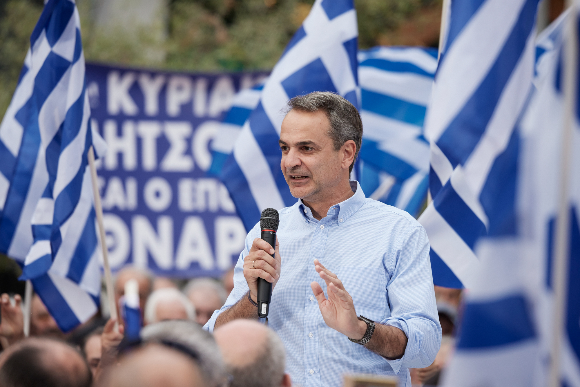 Κ.Μητσοτάκης από Πάτρα: «Να αυξήσουμε το ποσοστό μας για να σηκώσουμε τα μανίκια για την Ελλάδα της προκοπής»