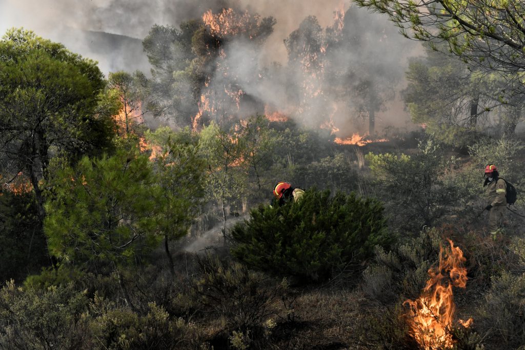 Εύβοια: Φωτιά κοντά στο μοναστήρι του Αγίου Γεωργίου Αρμά – Στο σημείο επιχειρούν επίγειες και εναέριες δυνάμεις