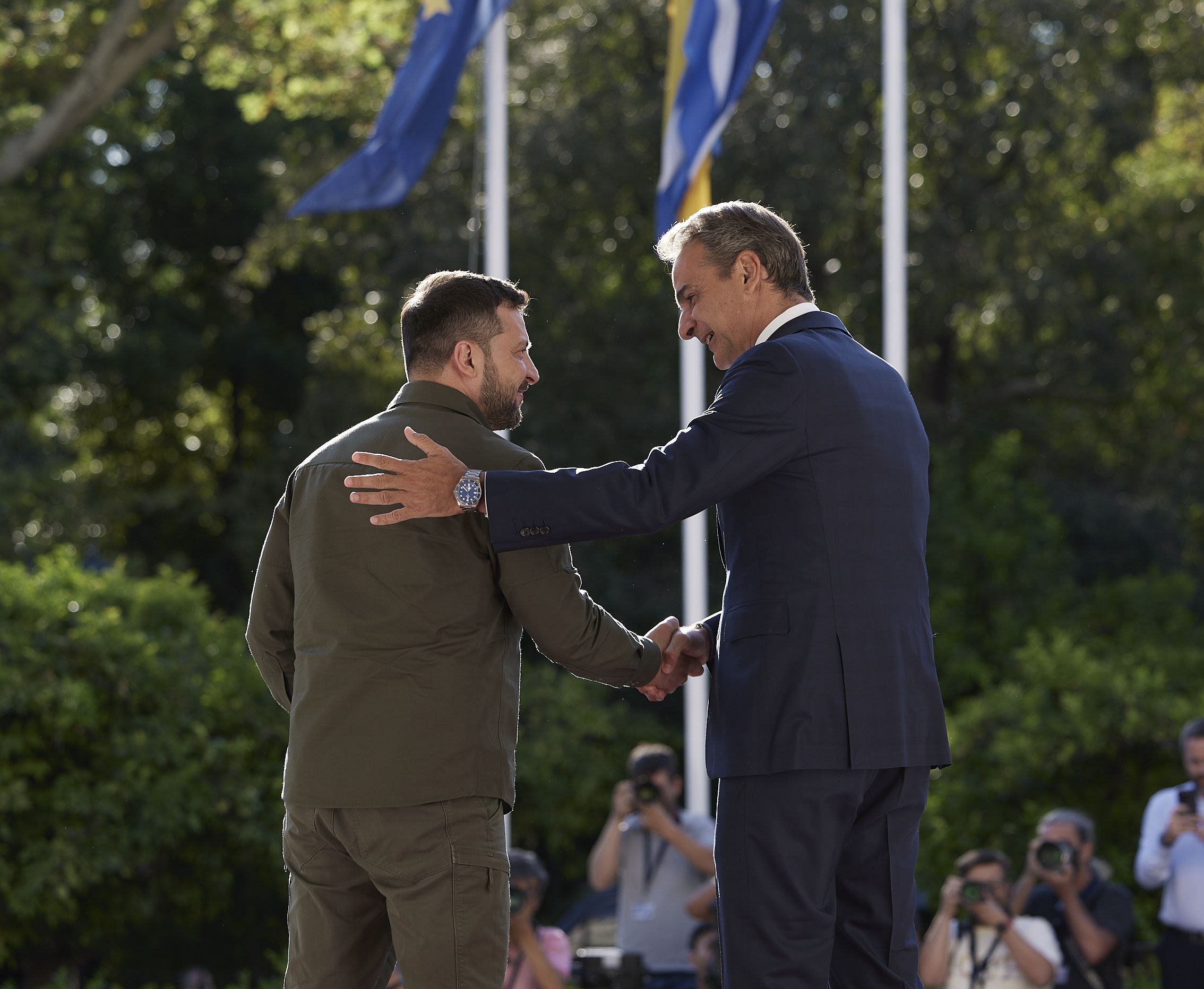 Κ.Μητσοτάκης: «Η Ελλάδα στέκεται στο πλευρό της Ουκρανίας»